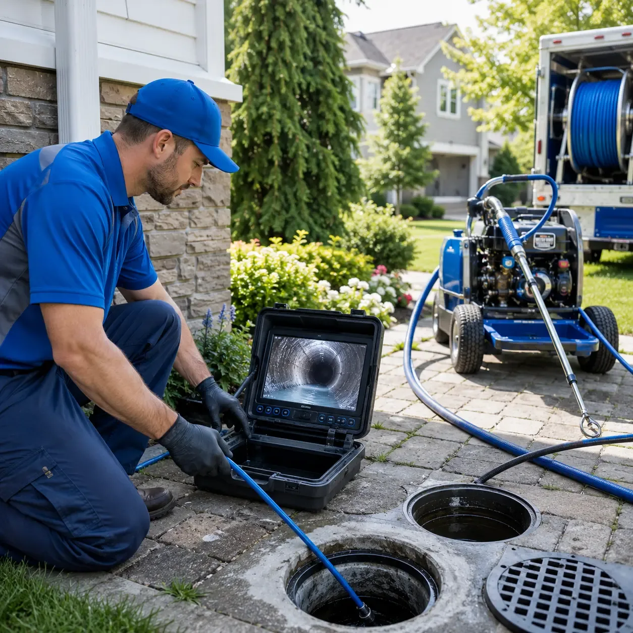 Outdoor drain cleaning professionals serving Jones Mills, PA